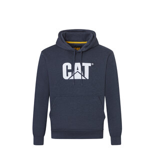Caterpillar Heren Hoodie CAT Trademark Sweatshirt Capuchon Blauw