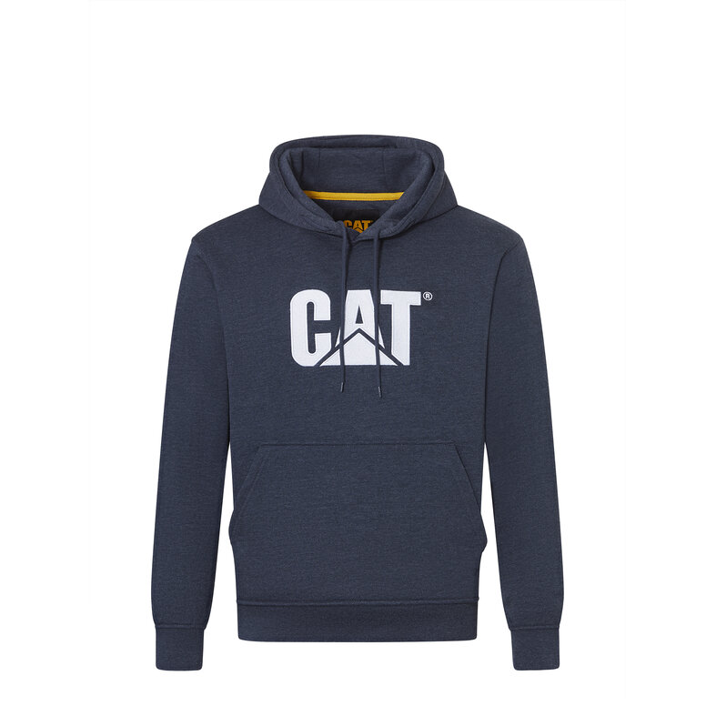 Cat Caterpillar Heren Hoodie CAT Trademark Sweatshirt Capuchon Blauw