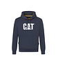 Cat Caterpillar Heren Hoodie CAT Trademark Sweatshirt Capuchon Blauw