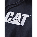 Cat Caterpillar Men's Hoodie CAT Trademark Sweatshirt with Hood Blue
