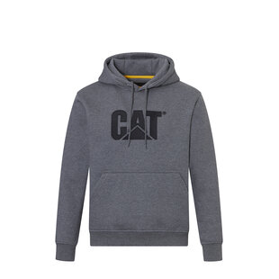 Caterpillar Heren Hoodie CAT Trademark Sweatshirt Capuchon Grijs