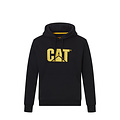 Cat Caterpillar Heren Hoodie CAT Trademark Sweatshirt Capuchon Zwart