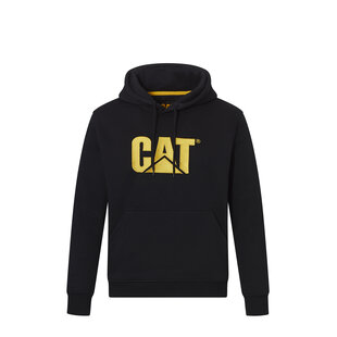Caterpillar Heren Hoodie CAT Trademark Sweatshirt Capuchon Zwart