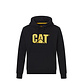 Cat Caterpillar Heren Hoodie CAT Trademark Sweatshirt Capuchon Zwart