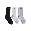 Lacoste Lacoste Heren/Dames Sportsokken Tennissokken 6-Pack Wit/Grijs/Zwart