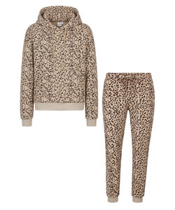 Apollo Women's Home Suit Loungewear Leopard Print