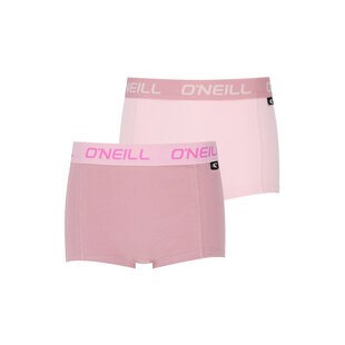 O'Neill Boxershort Dames 2-Pack Effen Roze