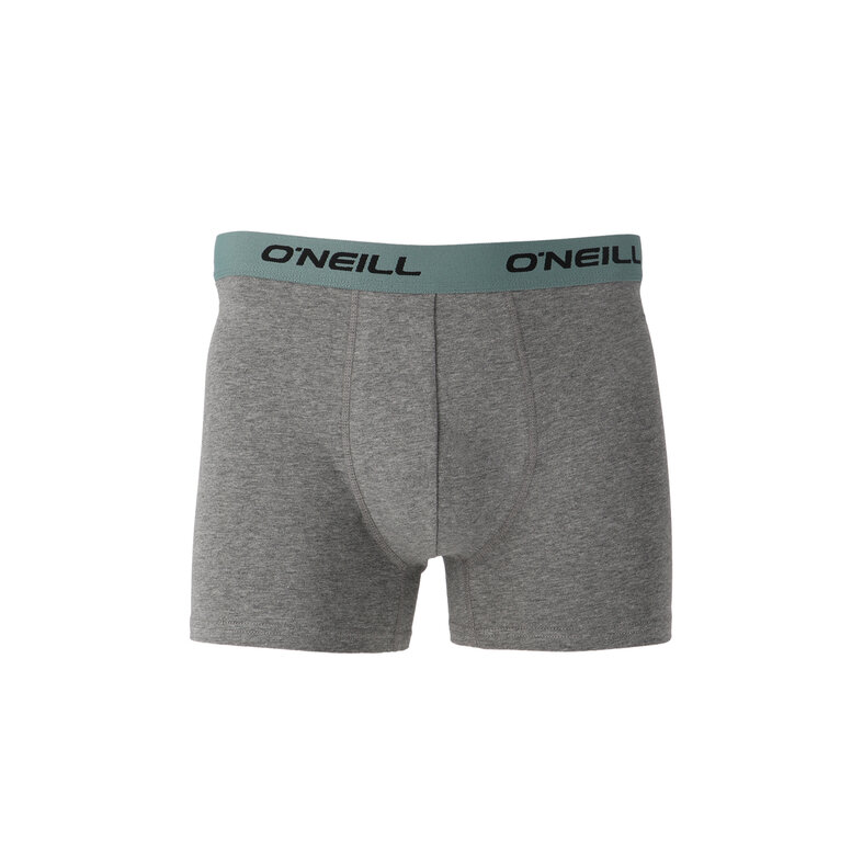 O'Neill O'Neill Heren Boxershorts Trunks Effen 3-Pack Saliegroen/Grijs/Zwart