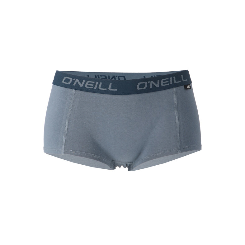 O'Neill O'Neill Women's Boxer Shorts 2-Pack Solid Blue-Gray/Pastel Blue