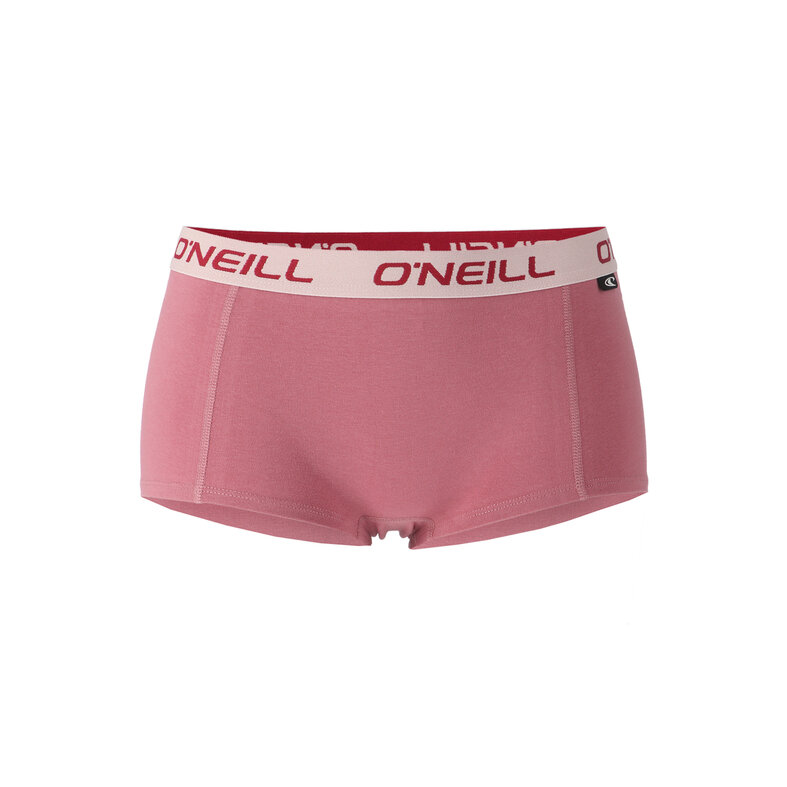 O'Neill O'Neill Women's Boxer Shorts 2-Pack Solid Light Pink/Pink