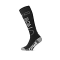 O'Neill O'Neill Women's/Men's Ski Socks 2-Pair Set "Since '52" Print Black/Red/Gray