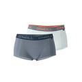 O'Neill O'Neill Boxershort Dames 2-Pack Effen Blauwgrijs/Pastelblauw
