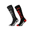 O'Neill O'Neill Women's/Men's Ski Socks 2-Pair Set "Since '52" Print Black/Red/Gray