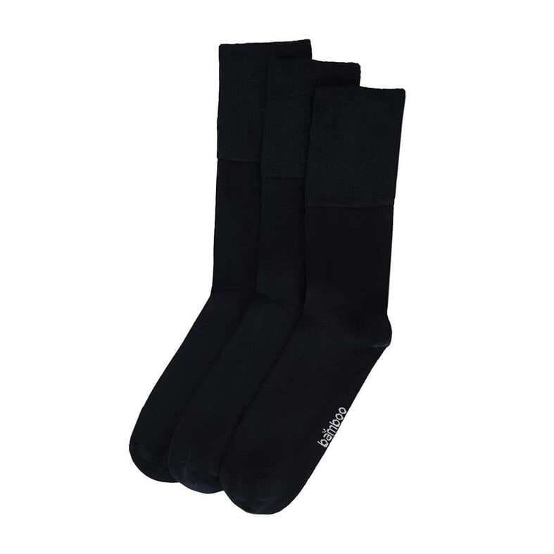 Apollo Apollo Dames/Heren Diabetes Bamboe Sokken 3-Pack Blauw
