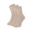 Apollo Apollo Dames/Heren Diabetes Bamboe Sokken 3-Pack Beige