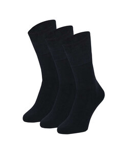 Apollo Women's/Men's Diabetes Bamboo Socks 3-Pack Blue