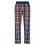 Phil & Co Phil & Co Heren Pyjamabroek Lang Rood/Blauw Geruit