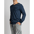 Phil & Co Phil & Co Heren Pyjamabroek Lang Effen Grijs