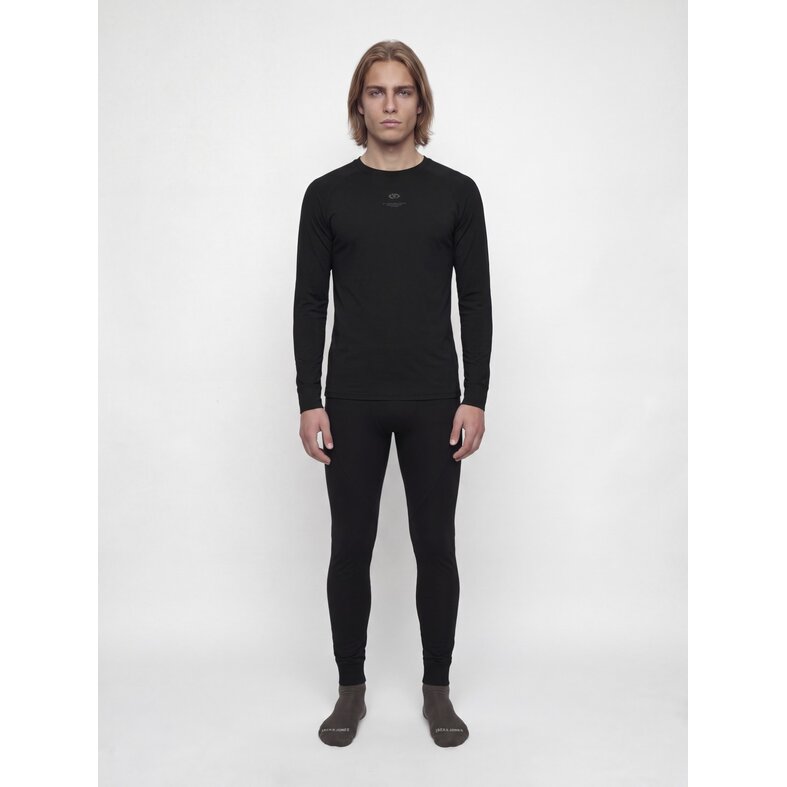 Jack & Jones Jack & Jones Men's Thermal Underwear Set JACLESLEY Ski Baselayer Set Black