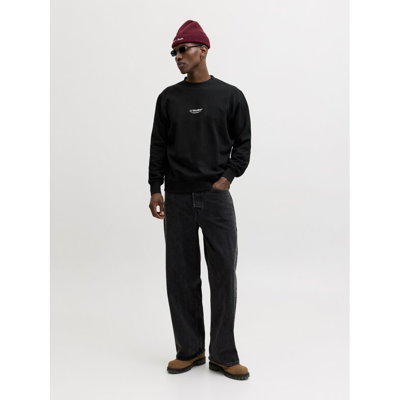 Jack & Jones Jack & Jones Men's JJESOHO Sweatshirt Black