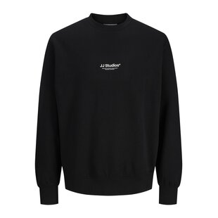 Jack & Jones Heren Trui JJESOHO Sweatshirt Zwart