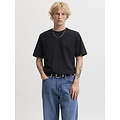Jack & Jones Jack & Jones Men's Basic T-Shirt JACJONES Undershirt Round Neck 3-Pack Solid Black
