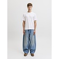 Jack & Jones Jack & Jones Men's Basic T-Shirt JACJONES Undershirt Round Neck 3-Pack Solid White