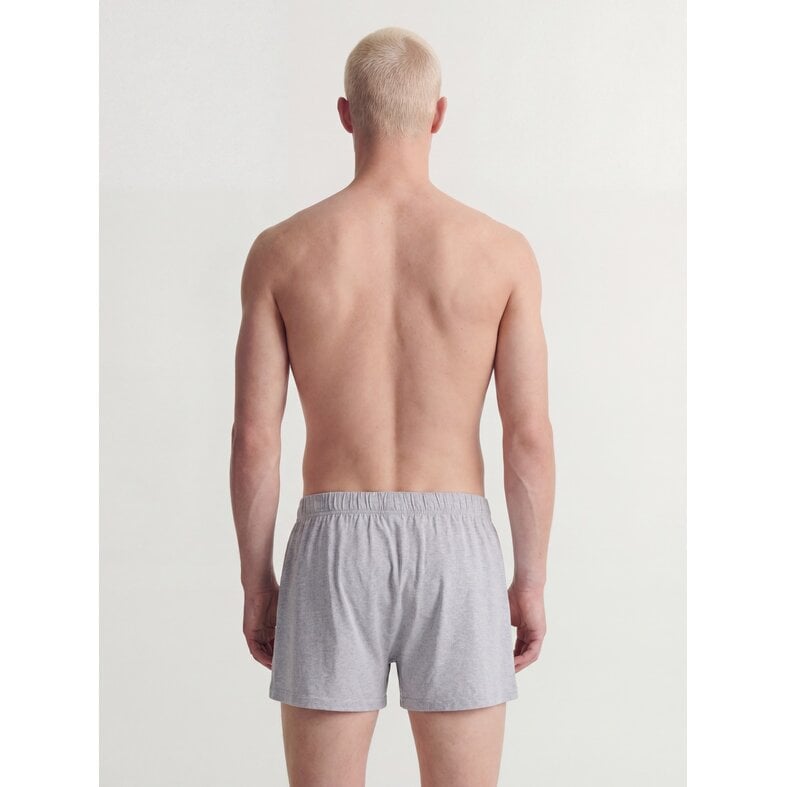 Jack & Jones Jack & Jones Heren Wijde Boxershorts JACJONES Jersey Stretch 3-Pack Effen Grijs/Donkerblauw/Zwart