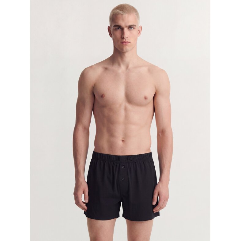 Jack & Jones Jack & Jones Heren Wijde Boxershorts JACJONES Jersey Stretch 3-Pack Effen Grijs/Donkerblauw/Zwart