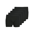 Jack & Jones Jack & Jones Heren Plus Size Boxershorts Trunks JACTONE IN TONE 5-Pack Effen Zwart