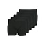 Jack & Jones Jack & Jones Heren Plus Size Boxershorts Trunks JACTONE IN TONE 5-Pack Effen Zwart