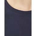 Jack & Jones Jack & Jones Heren Basic T-Shirt JJEORGANIC Ondershirt Ronde Hals 3-Pack Wit/Donkerblauw/Zwart