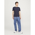 Jack & Jones Jack & Jones Men's Basic T-Shirt JJEORGANIC Undershirt Round Neck 3-Pack White/Dark Blue/Black