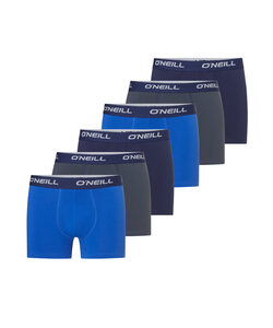 O'Neill Men's Boxer Shorts Trunks 6-Pack Blue/Navy/Antracite