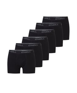 O'Neill Heren Boxershorts Trunks 6-Pack Zwart