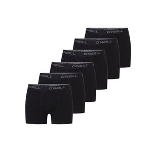 O'Neill Heren Boxershorts Trunks 6-Pack Zwart