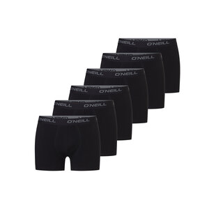 O'Neill Men's Boxer Shorts Trunks 6-Pack Black