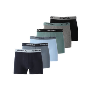 O'Neill Men's Boxer Shorts Trunks 6-Pack Green/Gray/Black/Blue