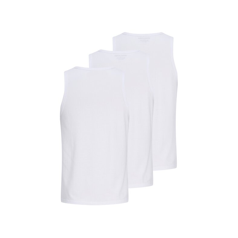 Jack & Jones Jack & Jones Men's Tank Top JACJONES Round Neck 3-Pack Solid White