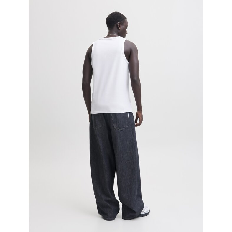 Jack & Jones Jack & Jones Men's Tank Top JACJONES Round Neck 3-Pack Solid White