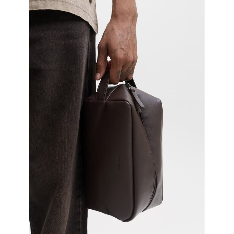 Jack & Jones Jack & Jones Men's Toiletry Bag JACTATUM Dark Brown