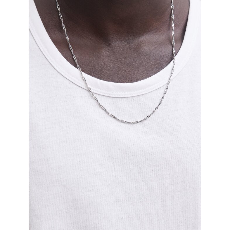Jack & Jones Jack & Jones Men's Tank Top JACJONES Round Neck 3-Pack Solid White