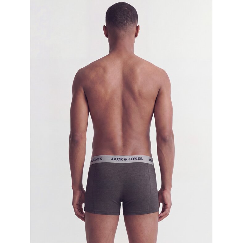 Jack & Jones Jack & Jones Men's Boxer Shorts Trunks JACJOE 10-Pack Solid Dark Blue/Dark Gray