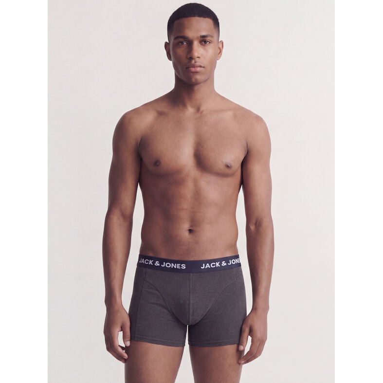 Jack & Jones Jack & Jones Men's Boxer Shorts Trunks JACJOE 10-Pack Solid Dark Blue/Dark Gray