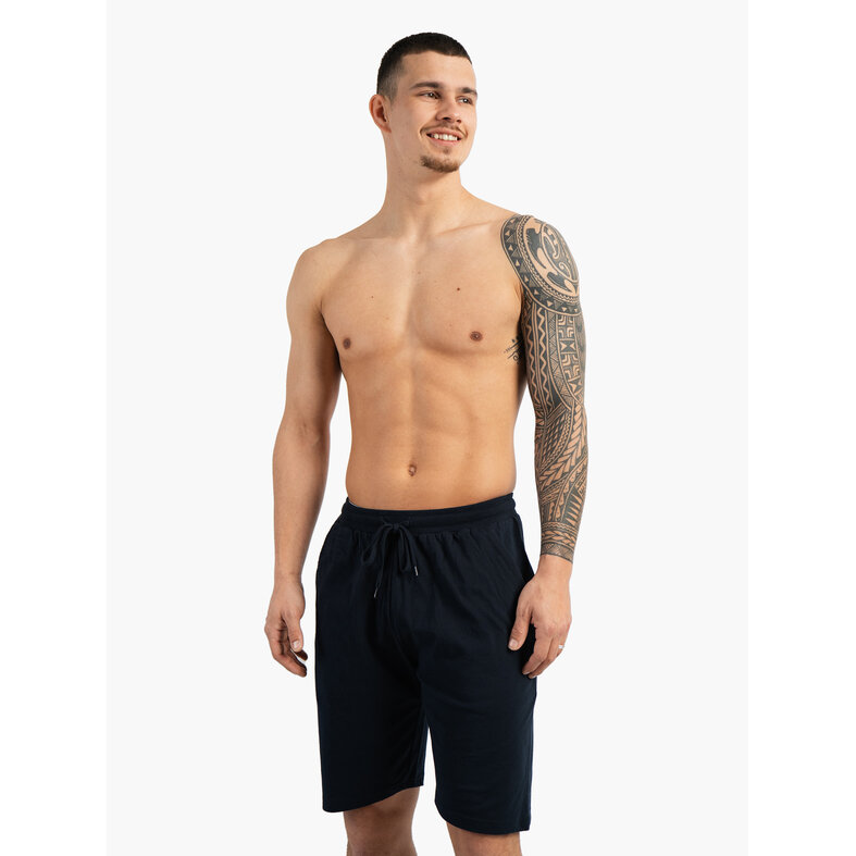 Phil & Co Phil & Co Heren Korte Pyjamabroek Donkerblauw