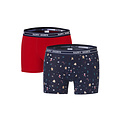 Happy Shorts Happy Shorts Kerst Boxershorts 2-Pack Heren Christmas Allover