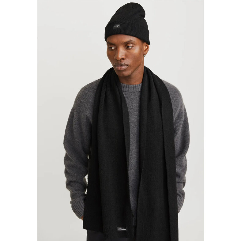 Jack & Jones Jack & Jones Heren Giftbox Muts+Sjaal JACDNA Zwart