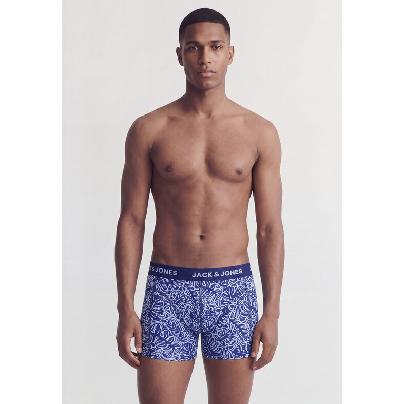 Jack & Jones Jack & Jones Heren Boxershorts Trunks JACEFRON 12-Pack Blauw/Donkerblauw/Zwart