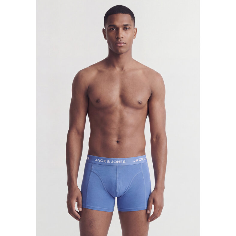Jack & Jones Jack & Jones Heren Boxershorts Trunks JACEFRON 12-Pack Blauw/Donkerblauw/Zwart