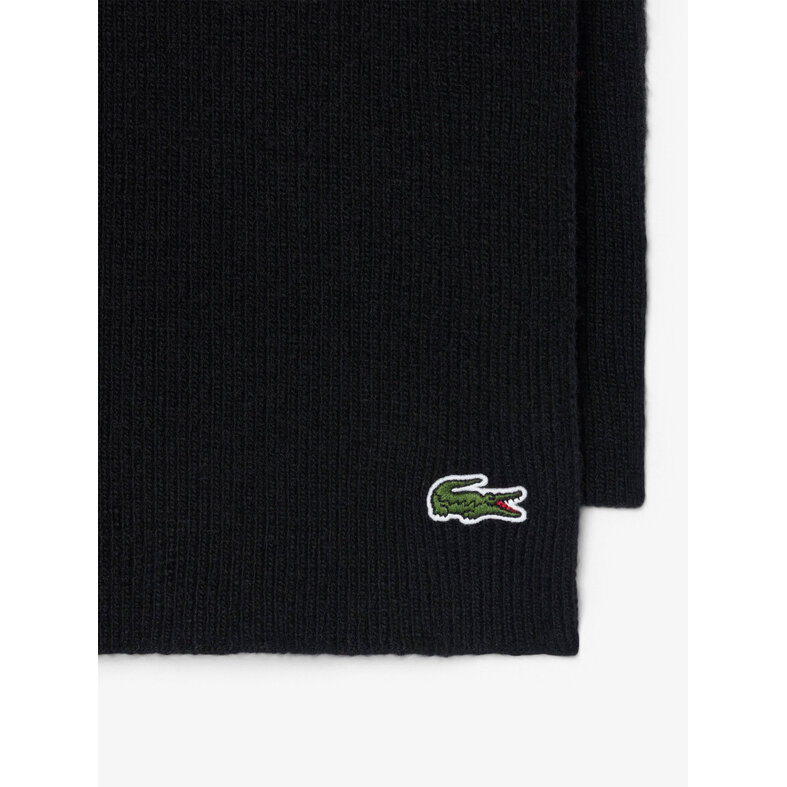 Lacoste Lacoste Unisex Dames / Heren Giftbox Met Wollen Sjaal & Muts Zwart